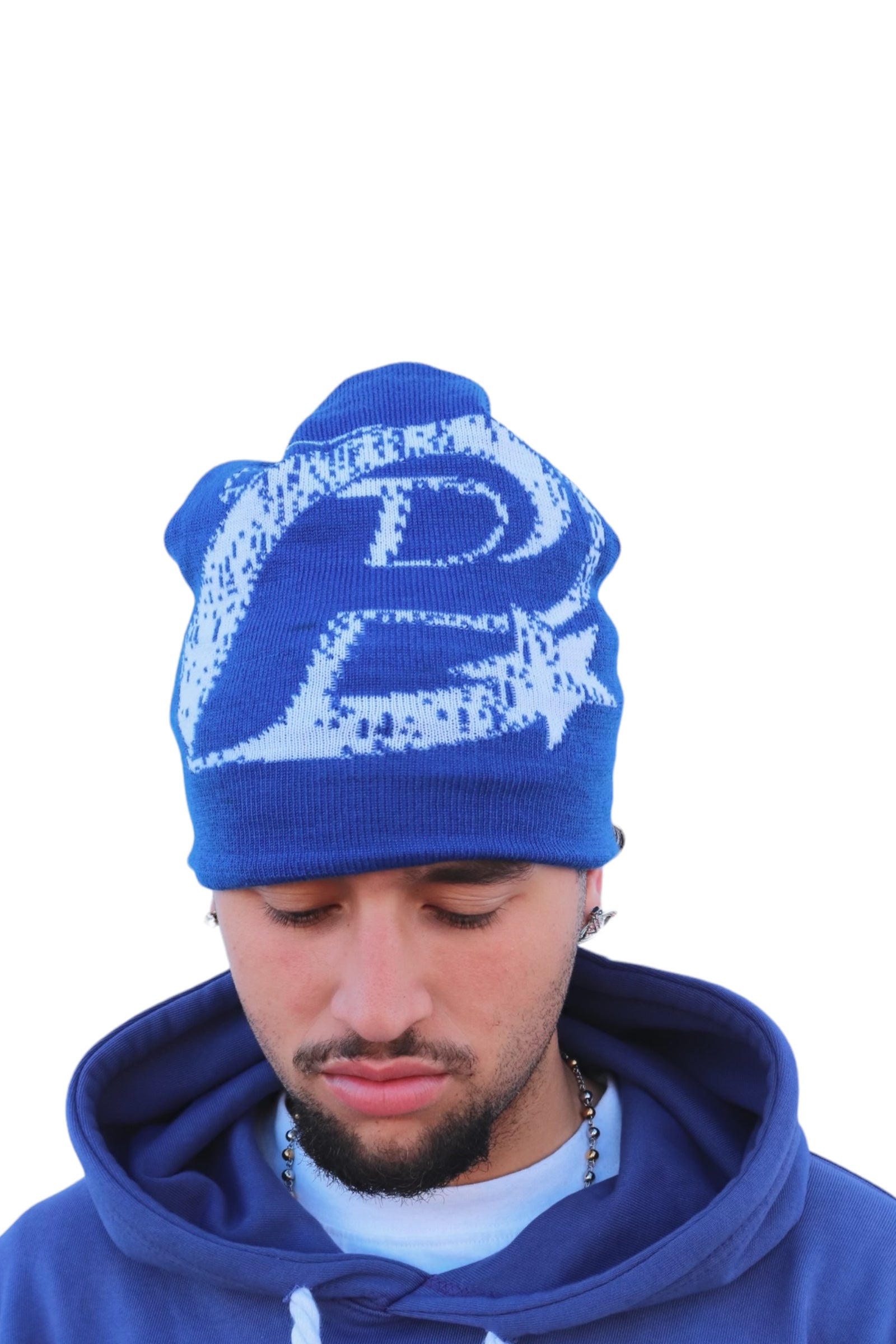 【DIME】Pixel Skully Beanie - Stone Blue 1n9k50gFtSPQU5E7Q6FM_DIMEFA245