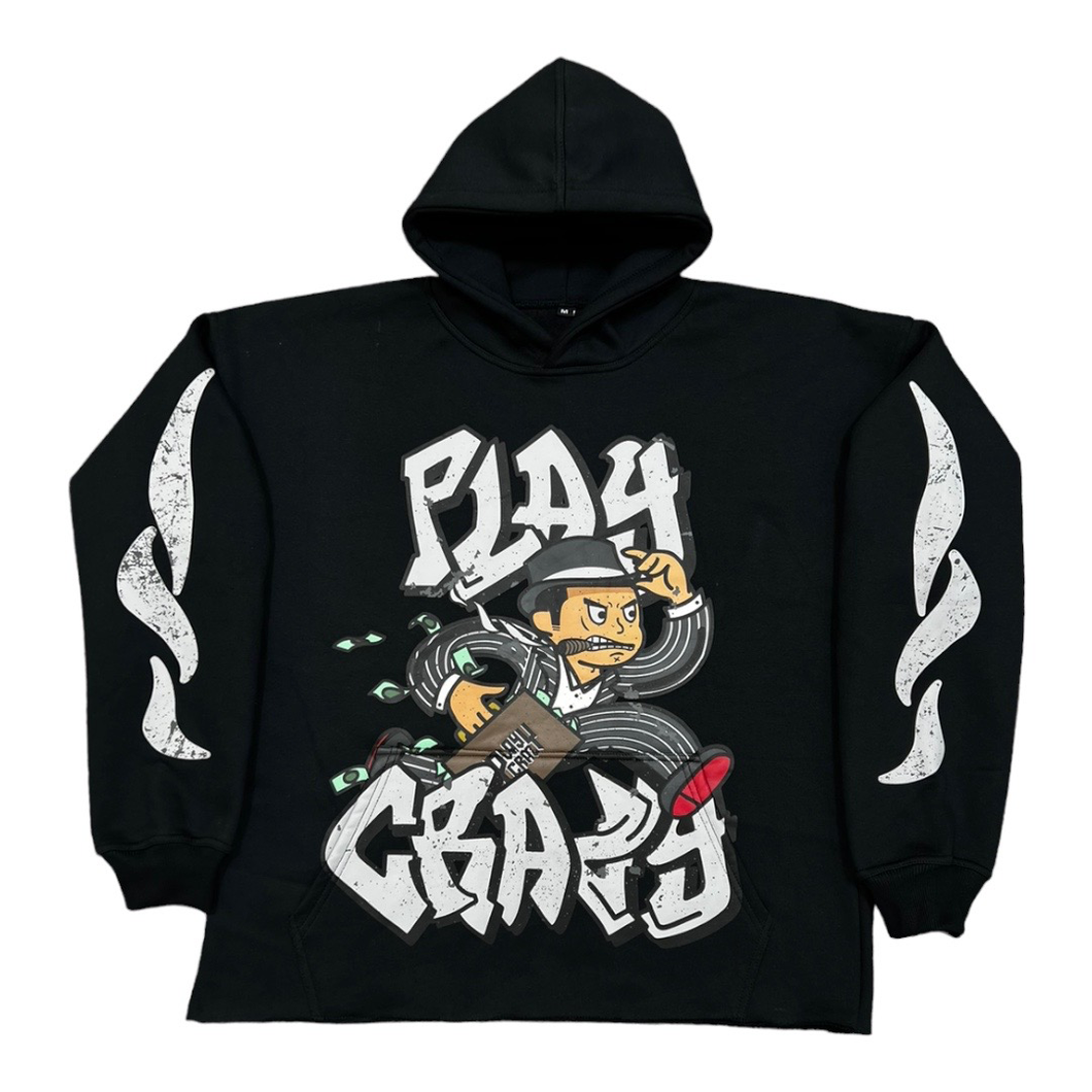 Black Money Man Hoodie – playcrazystudio